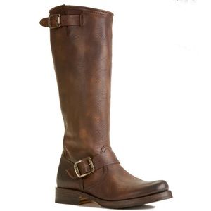 FRYE Veronica Slouch Boot- Size 8- Dark Brown